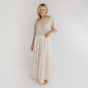Maxi Skirt, White