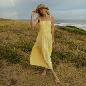 Cabo Midi Dress, Butter
